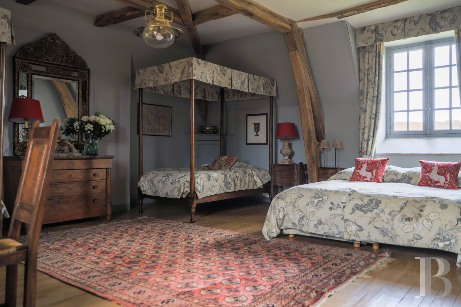 En Eure-et-Loire, à l’ouest de Chartres, un château du 17e dans un parc de 140 ha traversé par l’Eure - photo  n°24